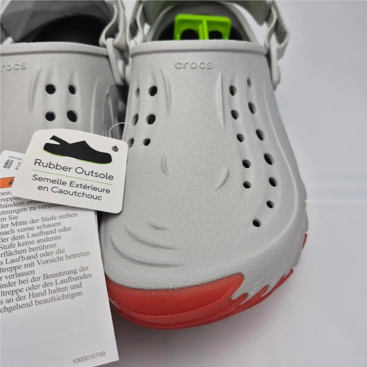 Crocs shoes - Gray (UPC: 198445344664) 3