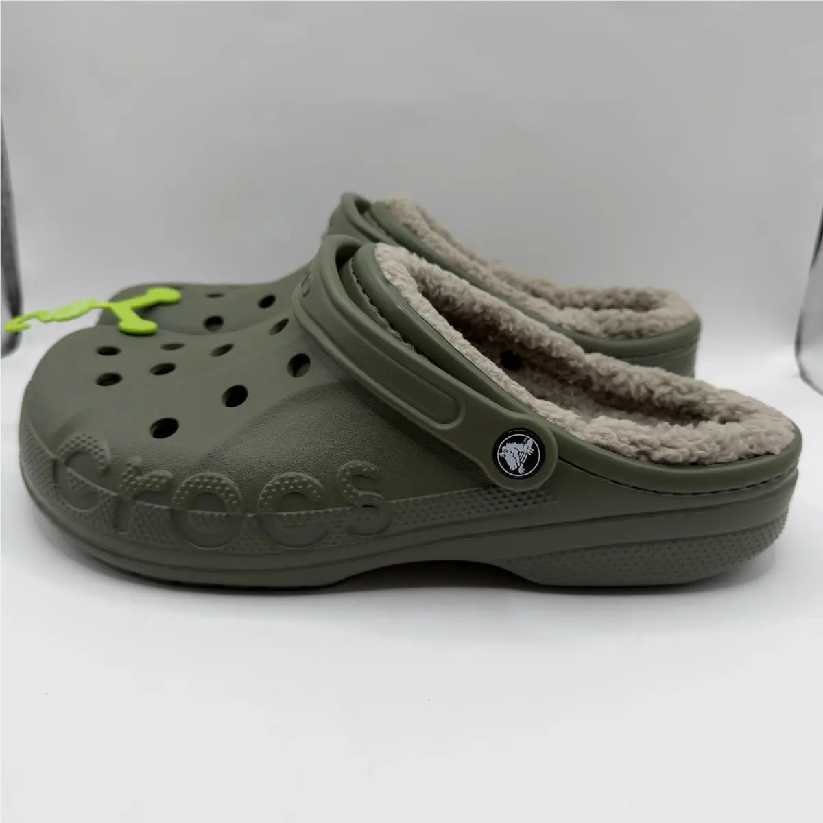 Crocs shoes - Crocs Baya Lined Clog - Baya Lined Clog - Green (UPC: 0196265745593) 0