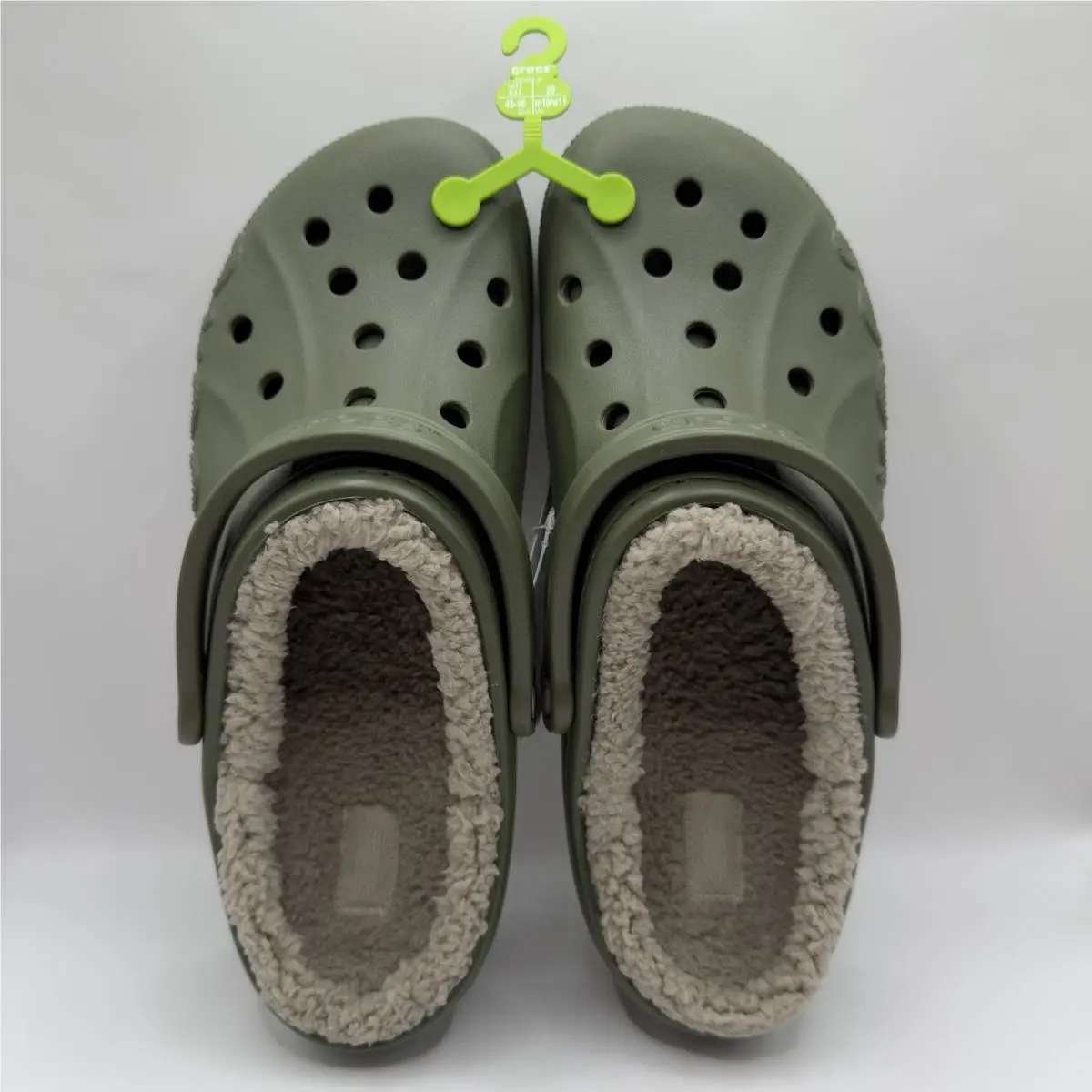 Crocs shoes - Crocs Baya Lined Clog - Baya Lined Clog - Green (UPC: 0196265745593) 4