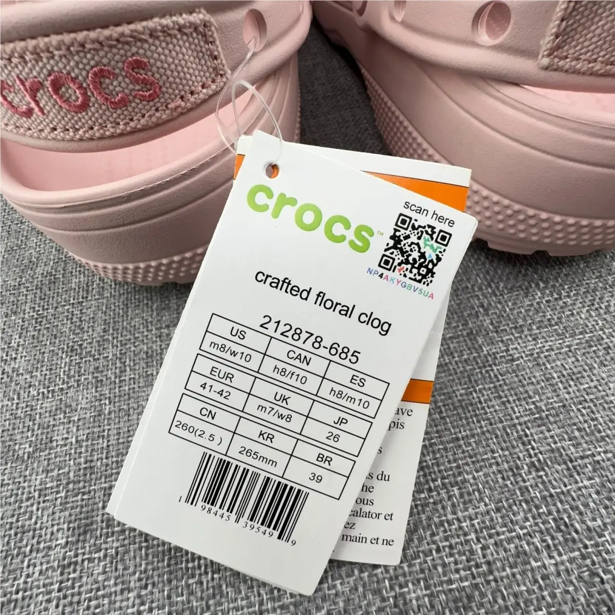Crocs shoes - Crafted Floral Clog - Crafted Floral Clog - Pink 7