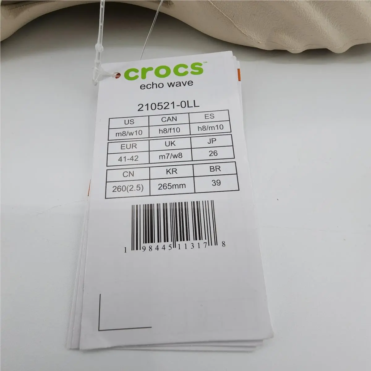 Crocs shoes - 210521-0LL - 210521-0LL - Beige 2