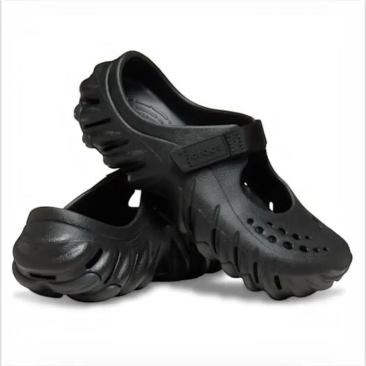 Crocs Echo Mary Jane Clog Black Size 9 Women