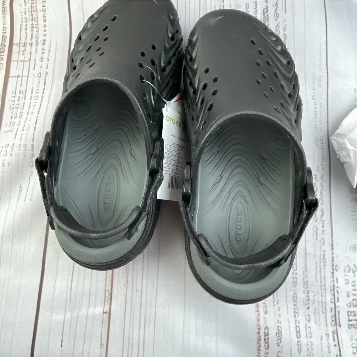 Crocs shoes - Crocs Echo II - Echo - Black (UPC: 198445487996) 6