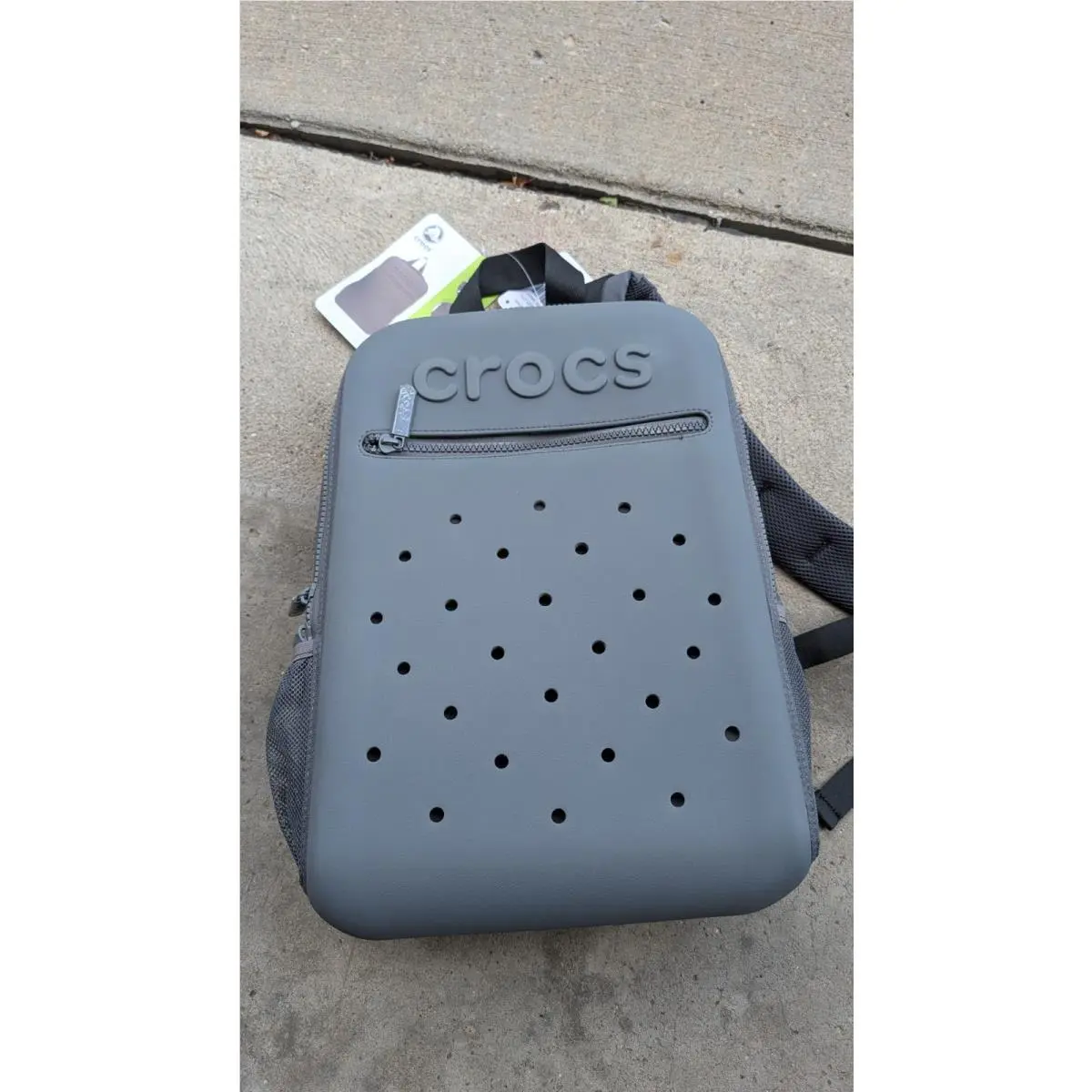 Crocs Unisex Classic Backpack Gray Tags Attached