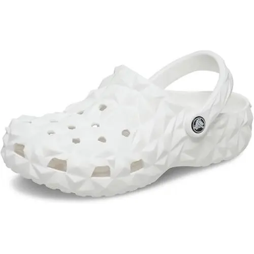 Classic Geo Clog Unisex Clogs White Men’s US Size 9 / Women’s US Size 11 by Crocs