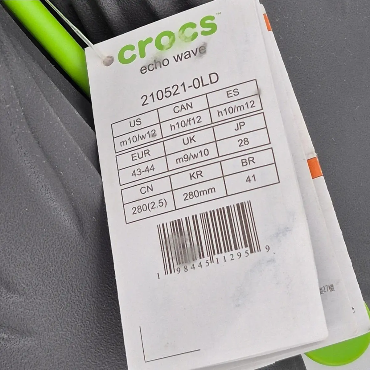 Crocs shoes - 210521-0LD - 210521-0LD - Black (UPC: 198445112959) 1