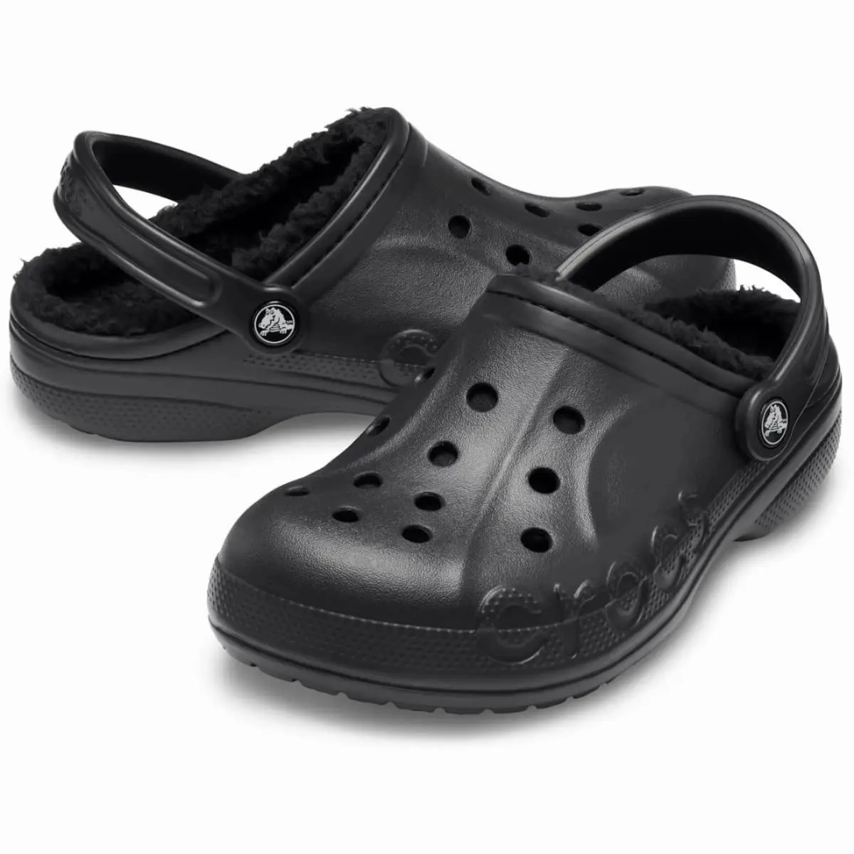 Crocs shoes - Crocs Baya Lined Clog - Baya Lined Clog - Black (UPC: 0191448380073) 7