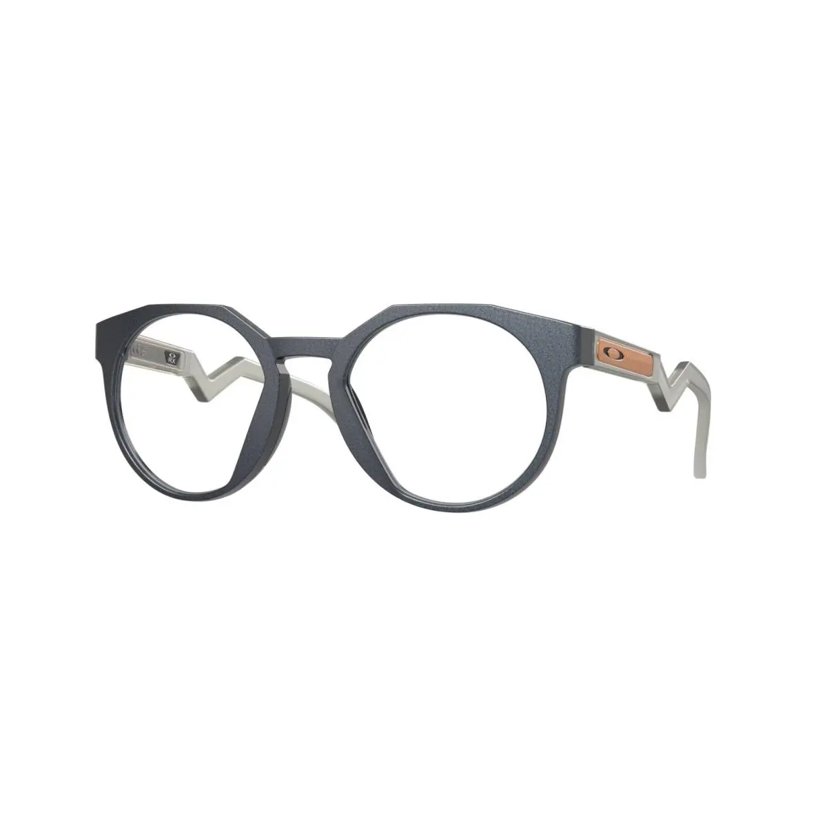 Hstn OX8139-0950 Matte Blue Steel Eyeglasses Frame 50-21-140 by Oakley