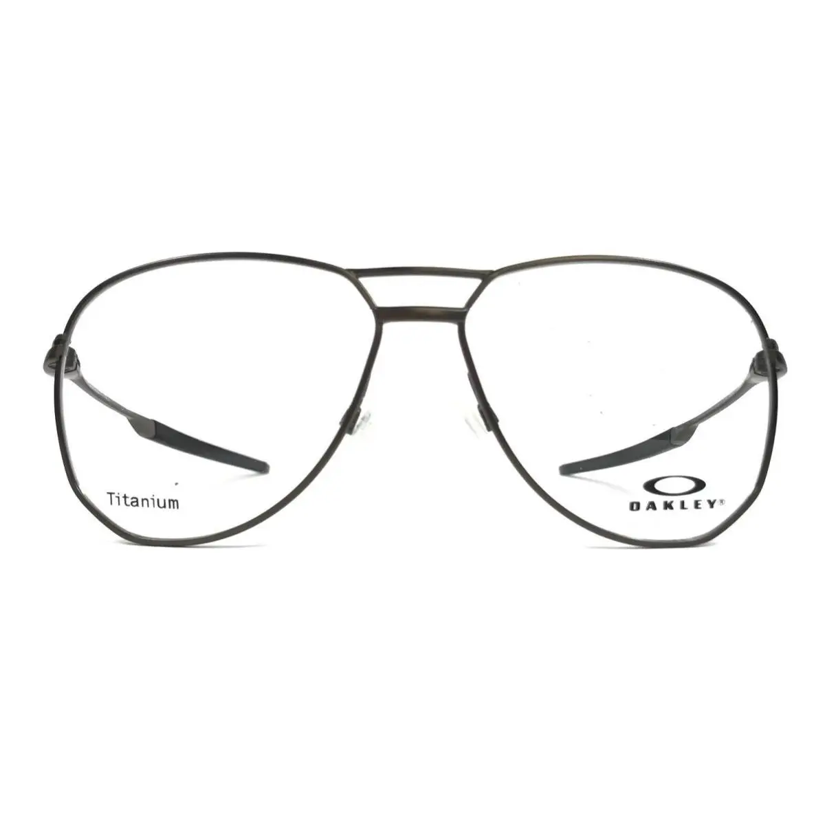 Eyeglasses Frames Contrail Ti OX5077-0255 Pewter Titanium 55-14-144 by Oakley