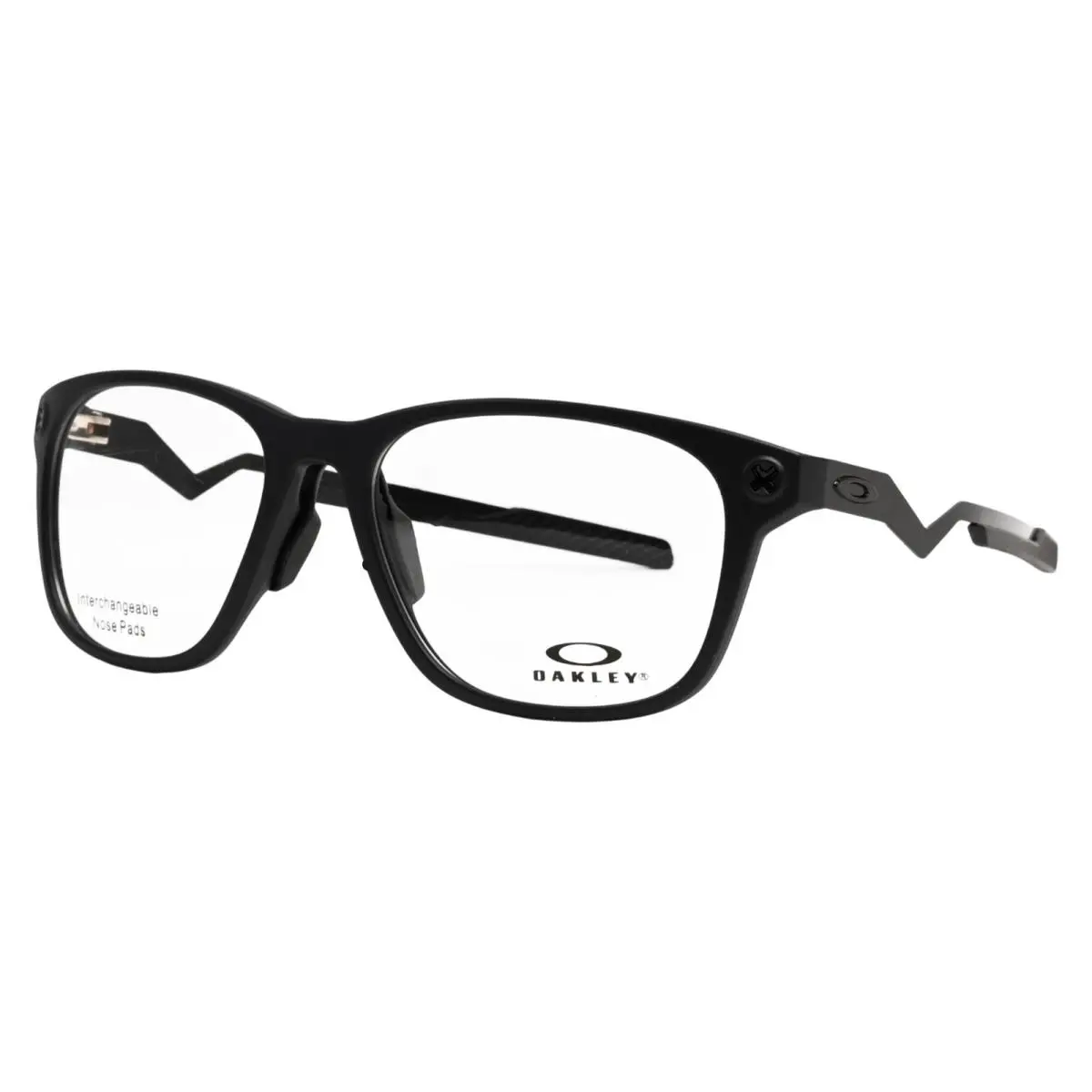 Cerebral OX8187-0155 Satin Black Eyeglasses Frame 55-18-130 by Oakley