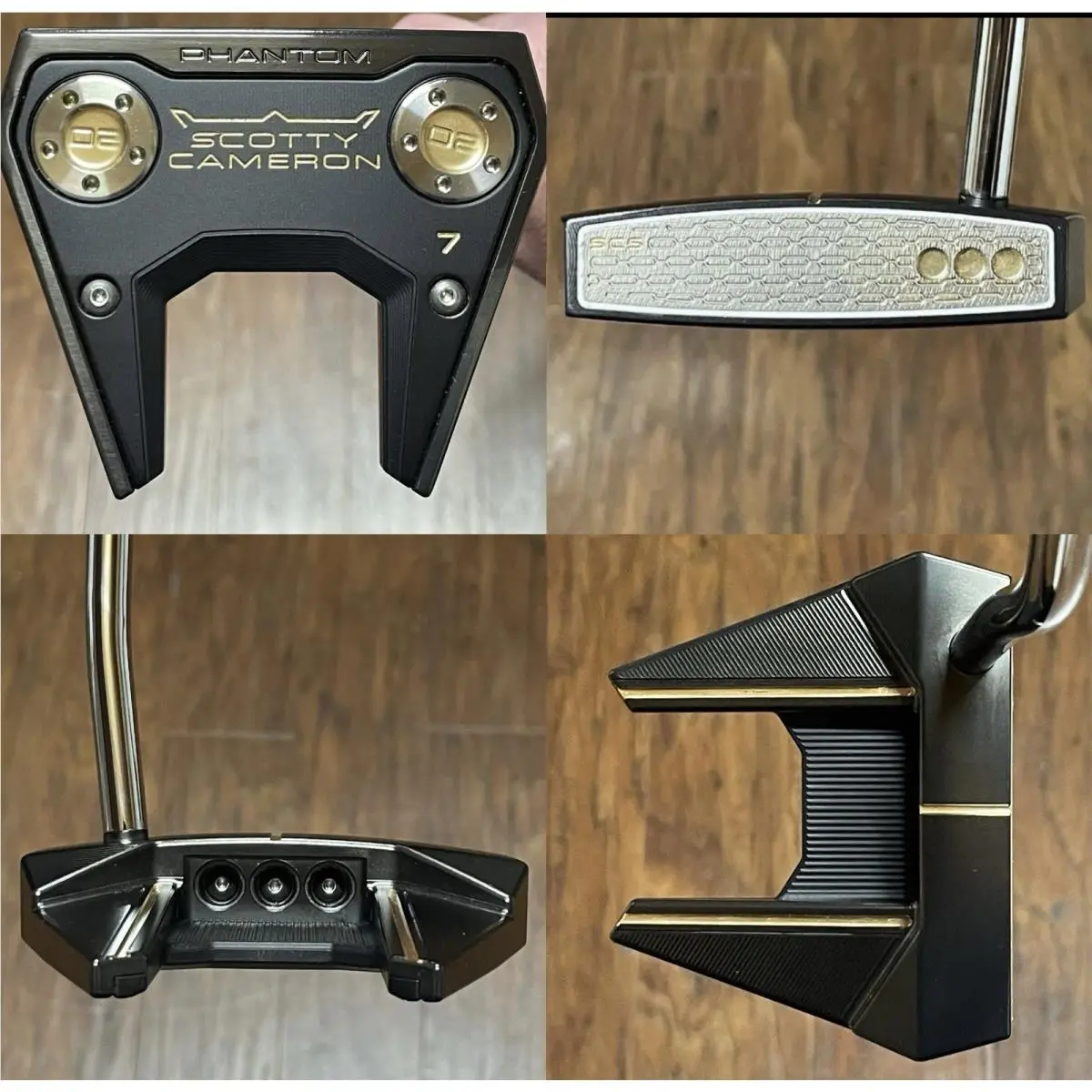 Scotty Cameron 2026 Phantom 7 Putter - - Xtreme Dark Finish - Gld