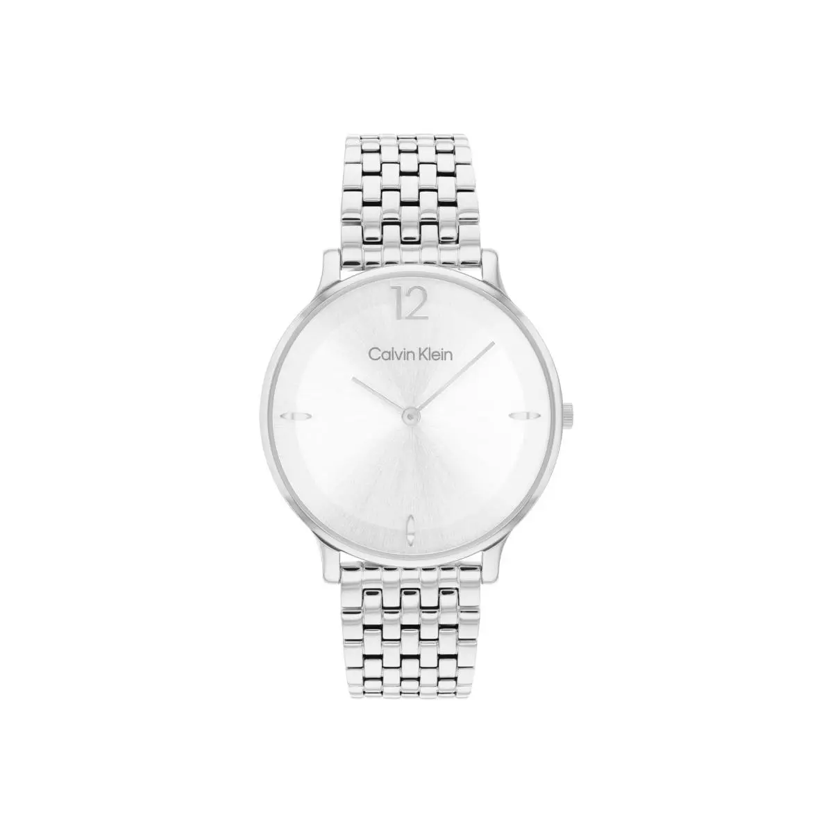 Women’s Luxe Quartz Watch - Multi-link Bracelet - Water Silver by Calvin Klein