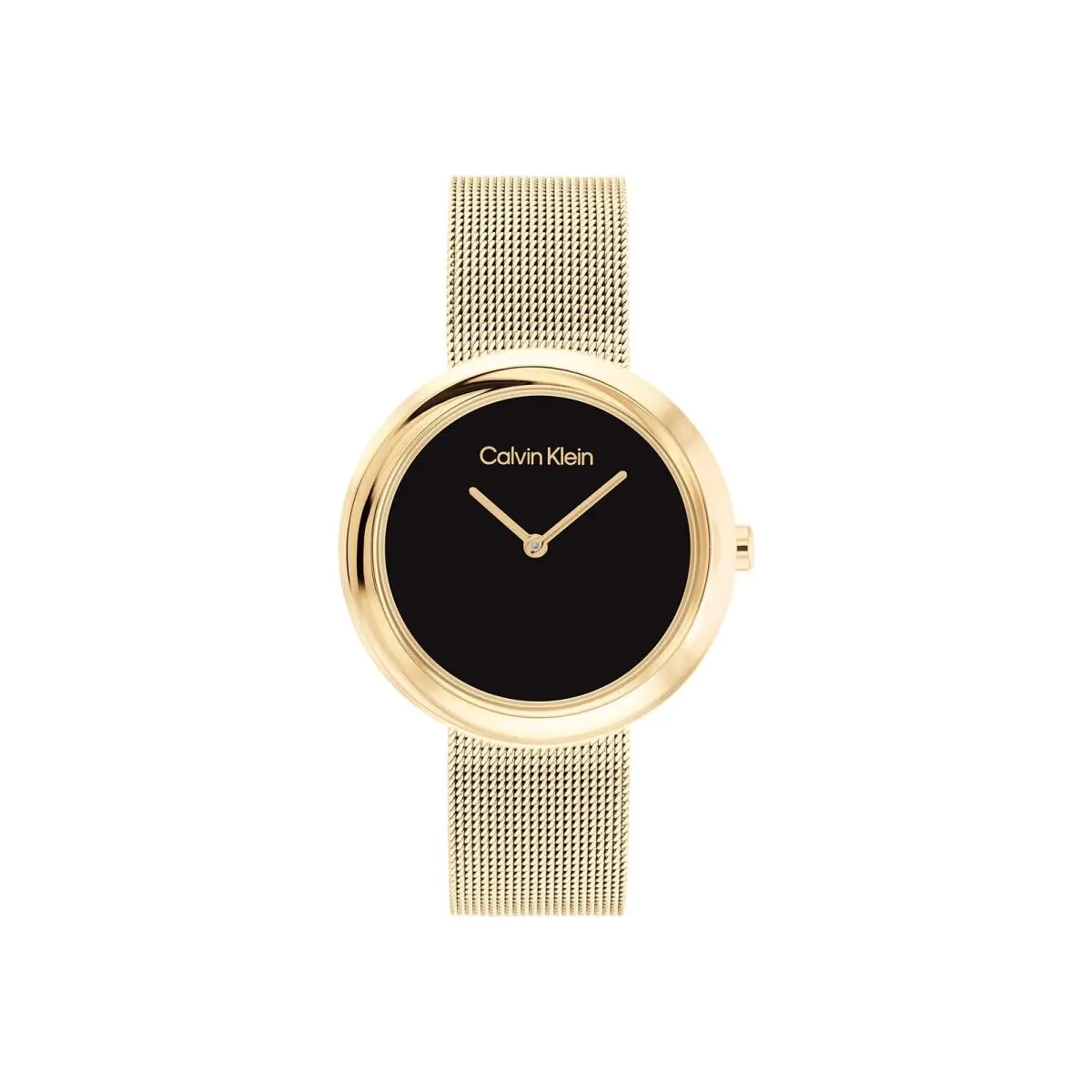 Women`s Twisted Bezel - 34mm 2H Quartz Watch - Black Gold by Calvin Klein