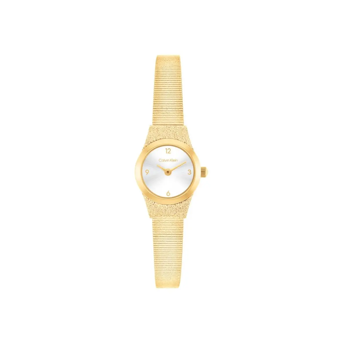 Women`s CK Contemporary 2H Quartz Watch - 18 Gold Plated Mesh by Calvin Klein