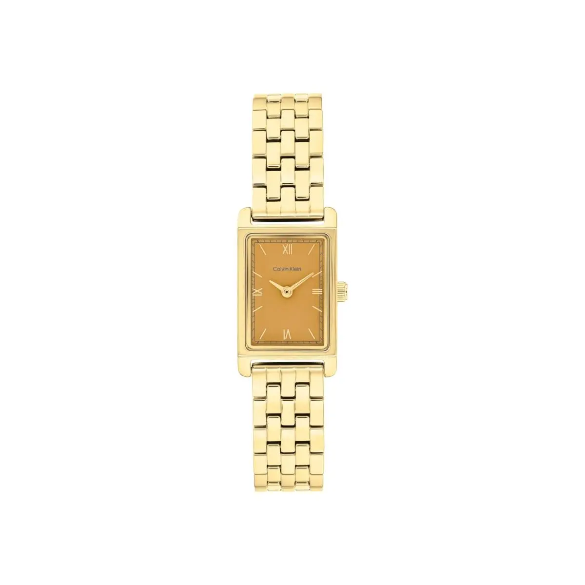 Women’s CK Light Quartz Watch - Square Case Gold Plated by Calvin Klein