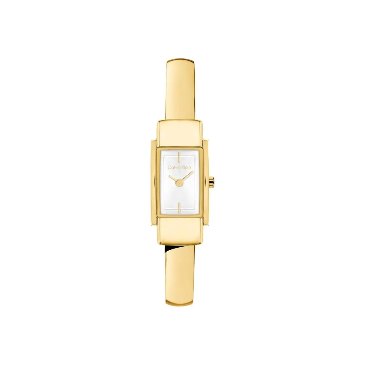 Women`s Moderne Gold-plated Bangle Watch 15mm Gold Plated by Calvin Klein