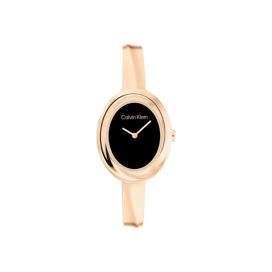 Women`s Twisted Bezel - 24mm 2H Quartz Watch 24 Carnation Gold by Calvin Klein