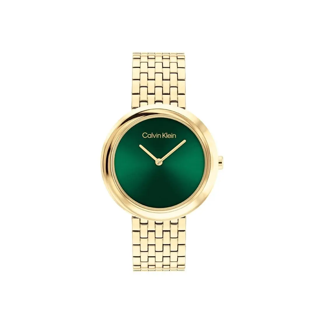 Women`s Twisted Bezel - 34mm 2H Quartz Watch - 34 Green by Calvin Klein