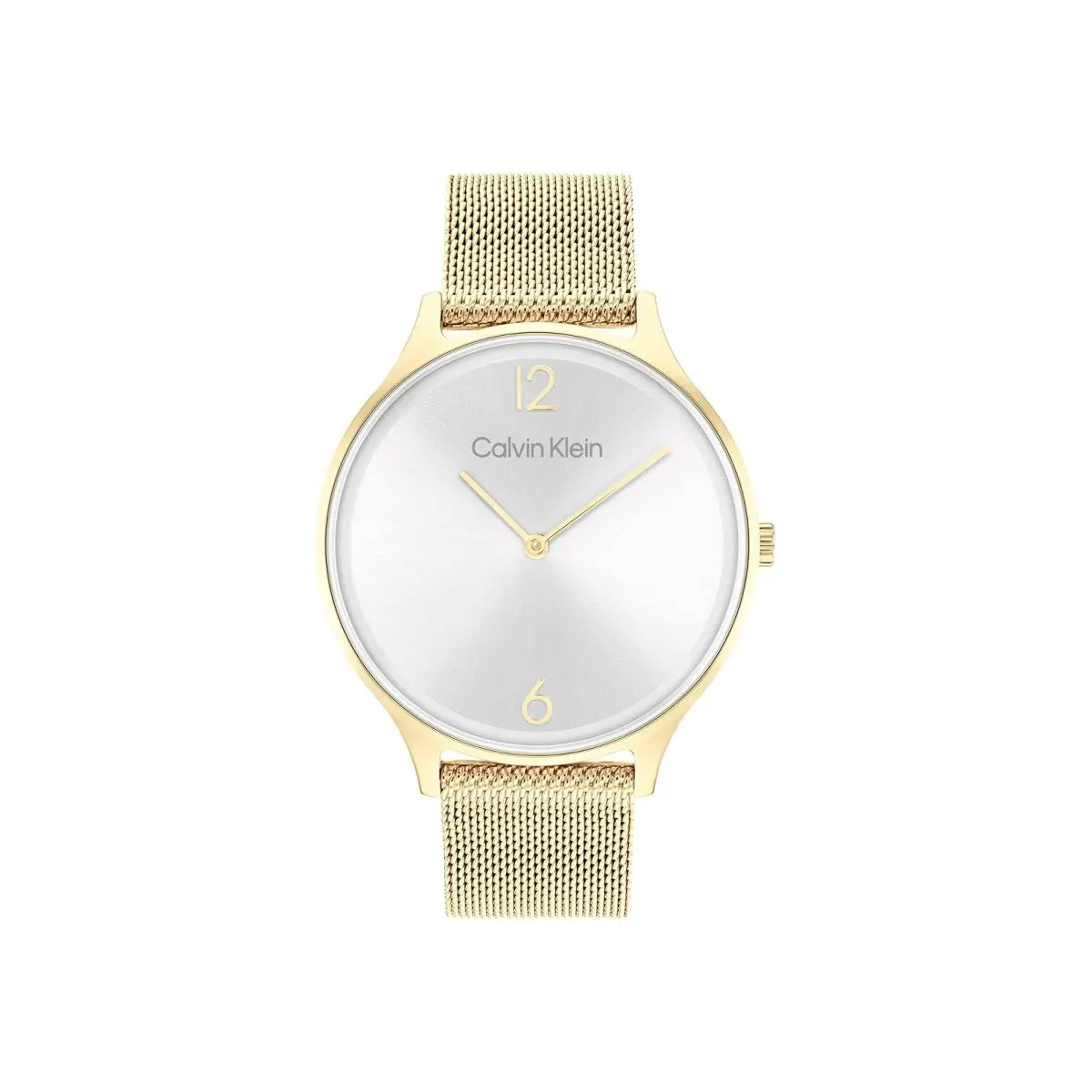 Timeless Women`s Quartz Watch - Gift For Her White Gold by Calvin Klein