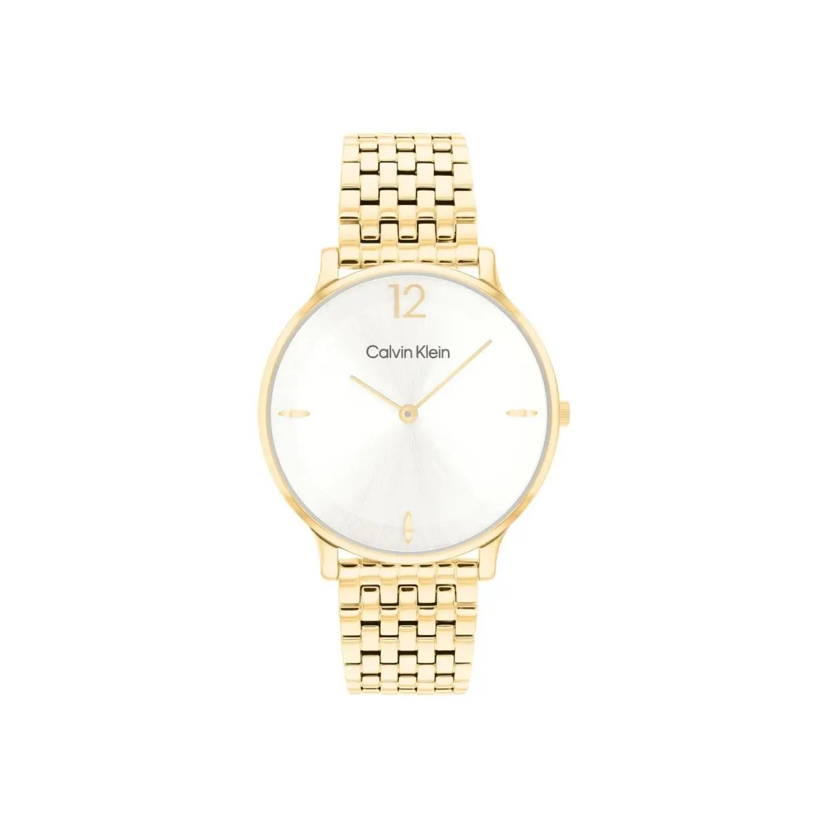 Women’s Luxe Quartz Watch - Multi-link Bracelet - Gold Plated by Calvin Klein