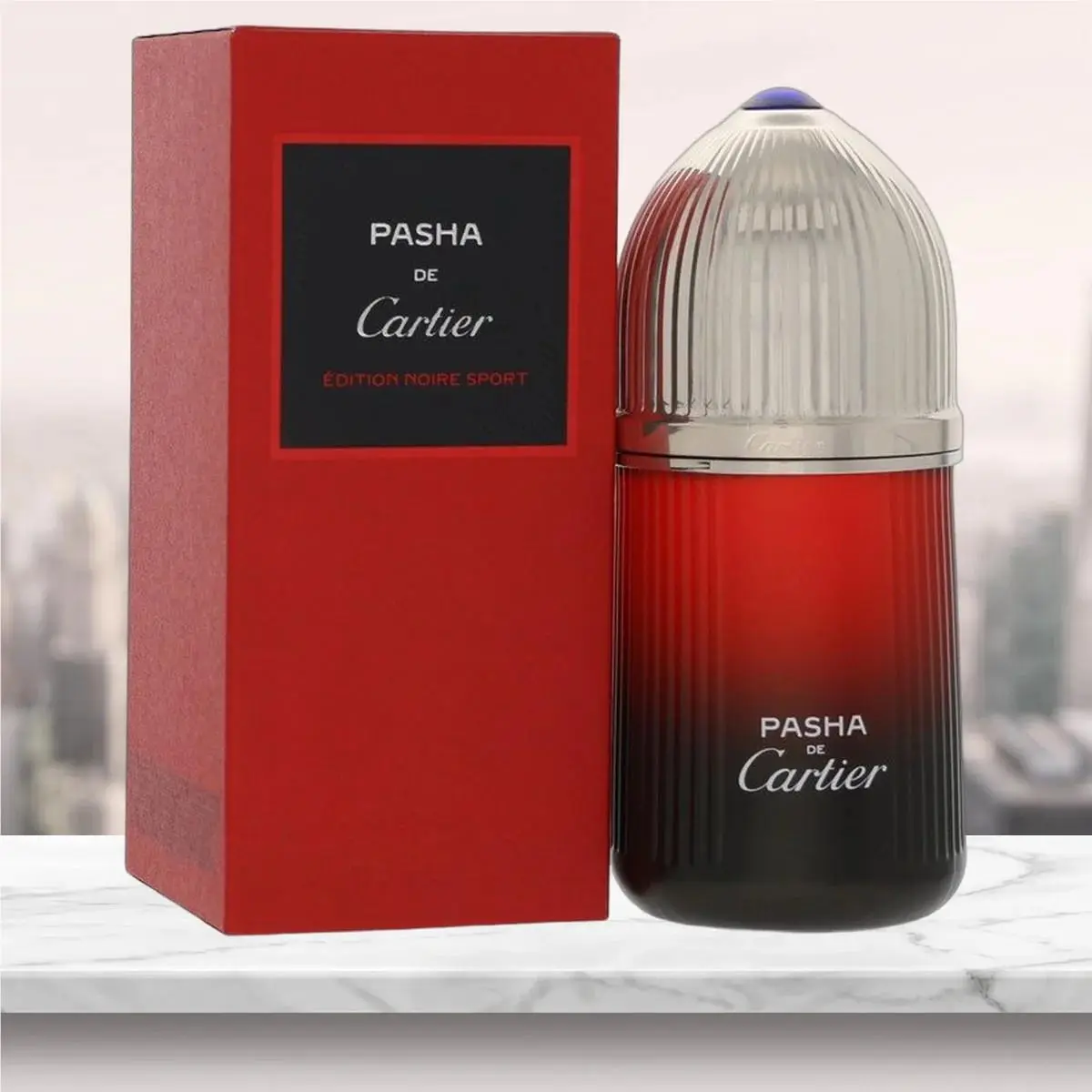 Pasha De Cartier Noire Sport Eau De Toilette Spray By Cartier - 3.3 oz