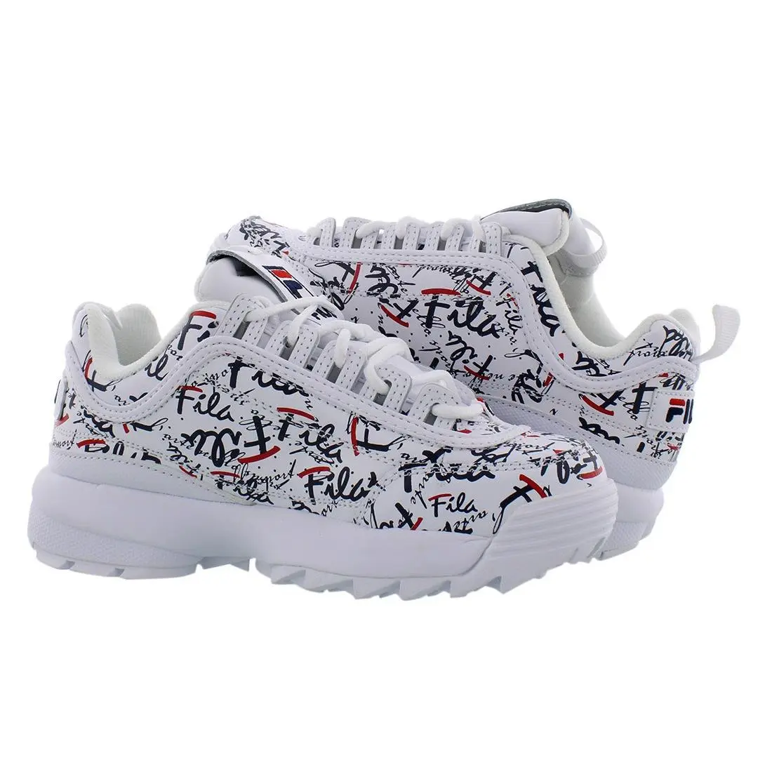 Fila shoes - White/Navy/Red, Main: White (UPC: 607949937147) 1