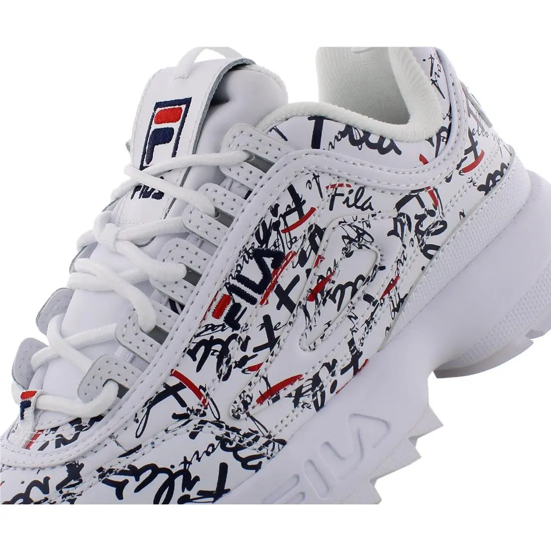 Fila shoes - White/Navy/Red, Main: White (UPC: 607949937147) 0