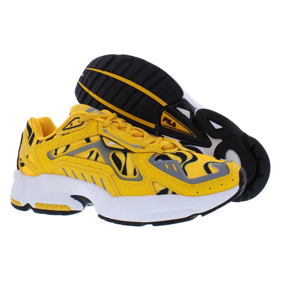 Fila Archive Rjv Mens Shoes Size 7.5 Color: Yellow/black