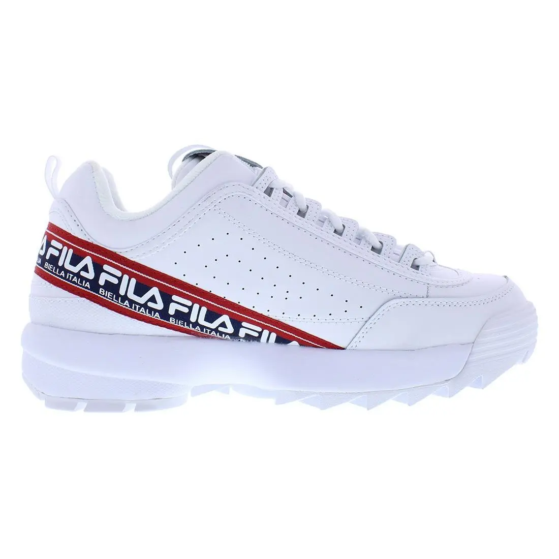Fila shoes - White/Navy/Red, Main: White (UPC: 607949876668) 1