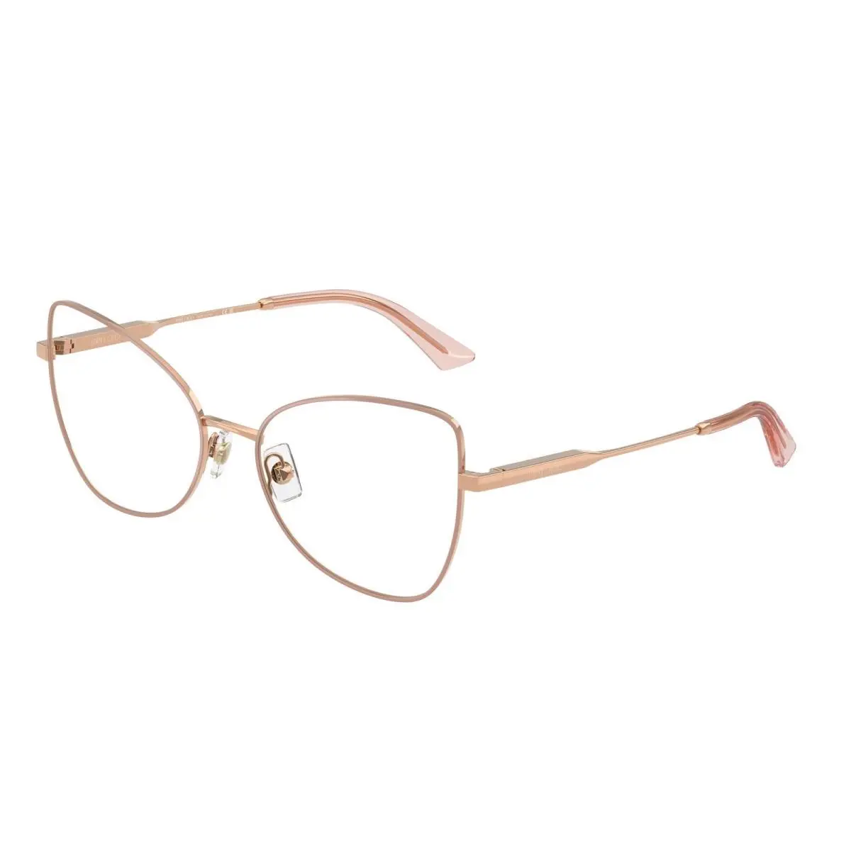 Jimmy Choo JC 2006 Rose Gold/pink / Demo Lens 3020 Size 55 Eyeglasses