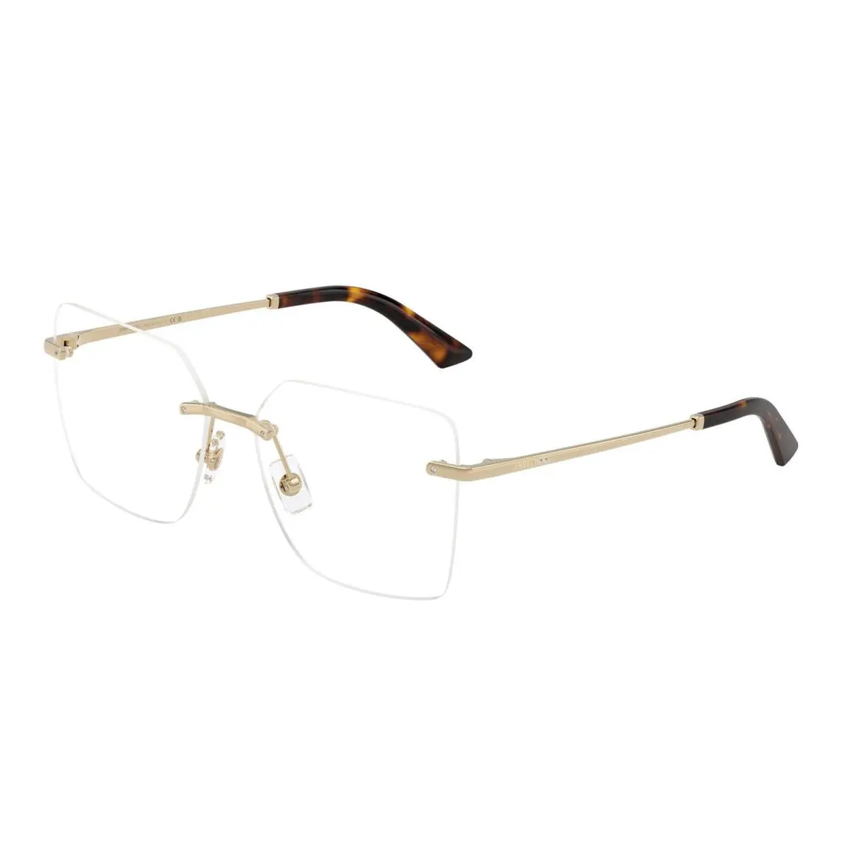 Jimmy Choo JC 2020 B Pale Gold Demo Lens 3017 Size 55 Eyeglasses