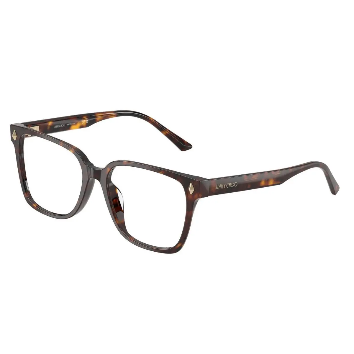JC 3038 D Havana Demo Lens 5002 Size 54 Eyeglasses by Jimmy Choo