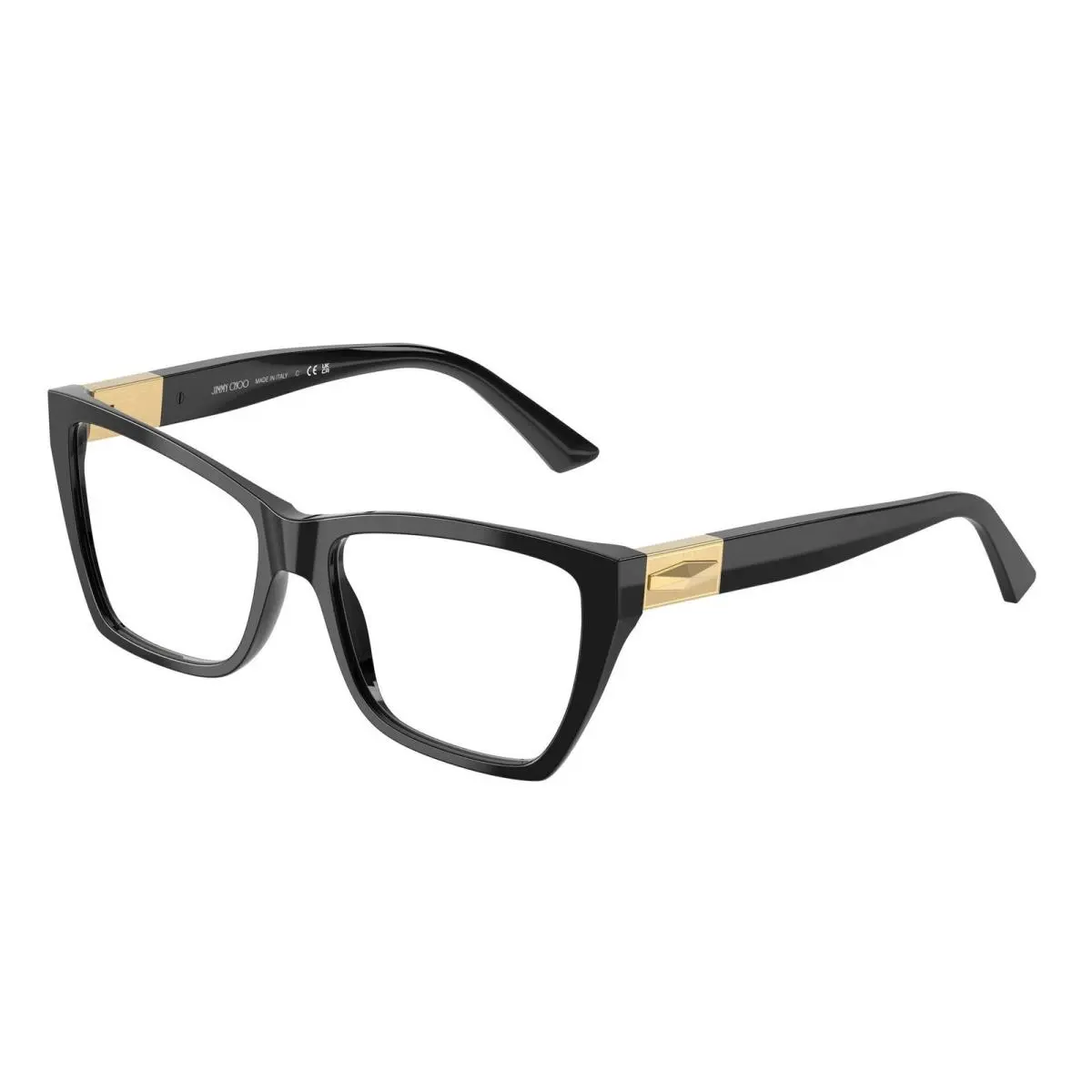 JC 3028 Black Demo Lens 5000 Size 54 Eyeglasses by Jimmy Choo