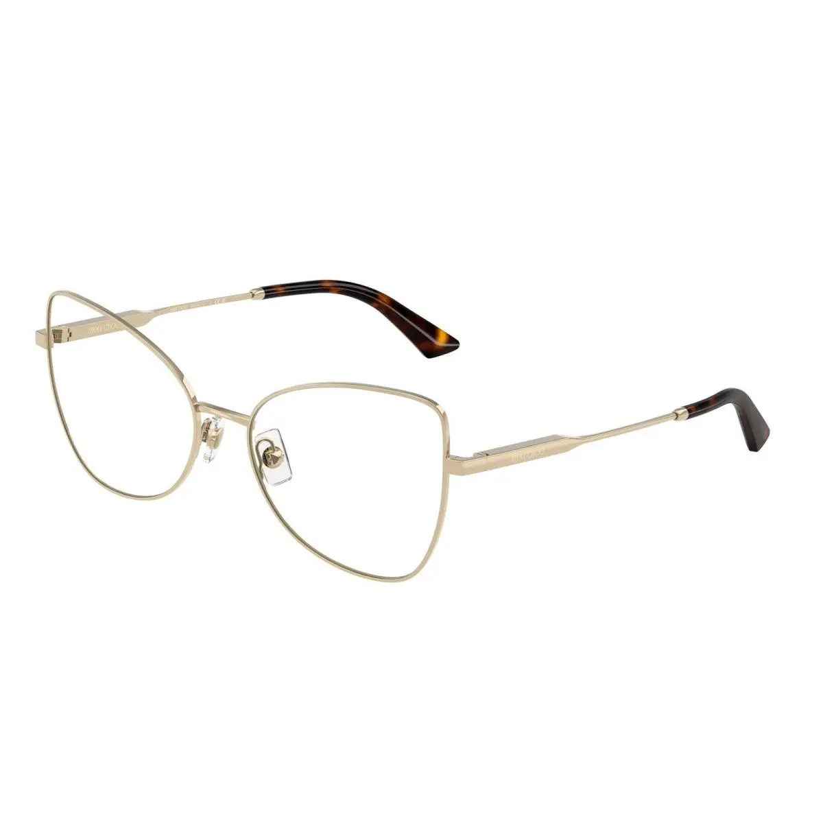 Jimmy Choo JC 2006 Pale Gold Demo Lens 3006 Size 53 Eyeglasses