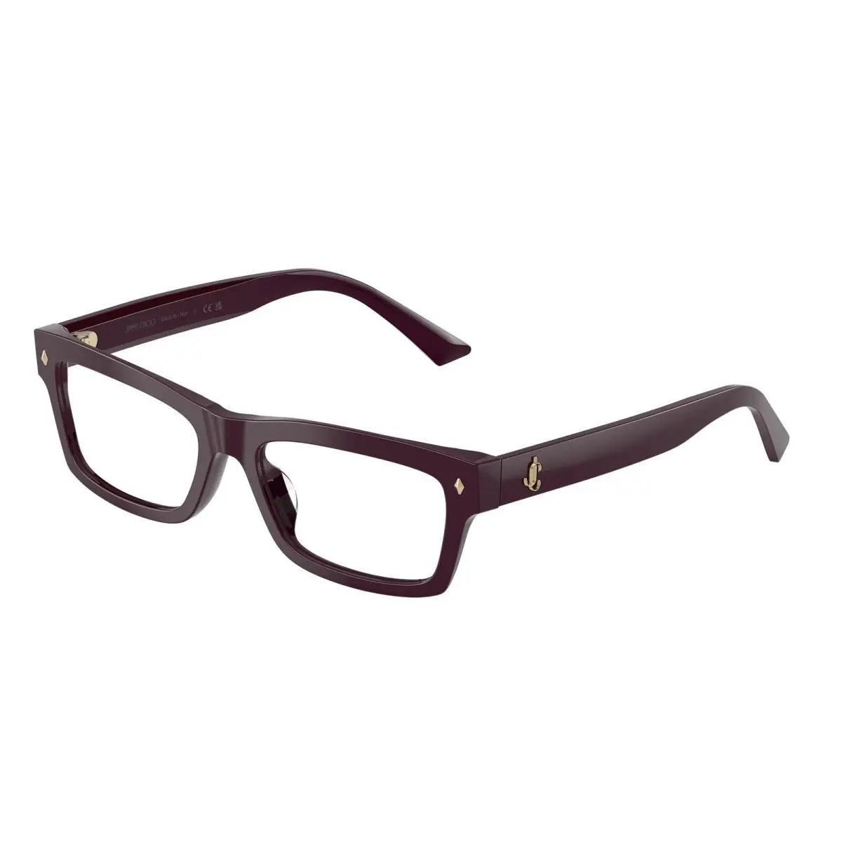JC 3057 U Prune / Demo Lens 5075 Size 51 Eyeglasses by Jimmy Choo