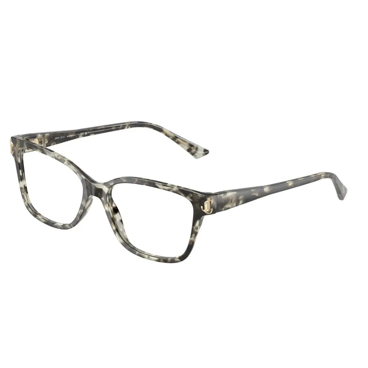 JC 3012 Milky Havana / Demo Lens 5068 Size 53 Eyeglasses by Jimmy Choo