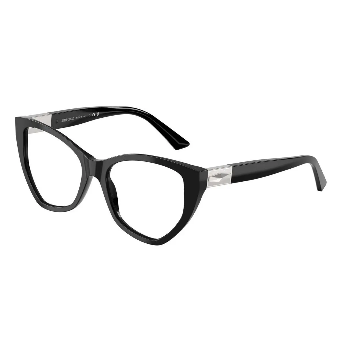 JC 3026 Black Demo Lens 5000 Size 53 Eyeglasses by Jimmy Choo