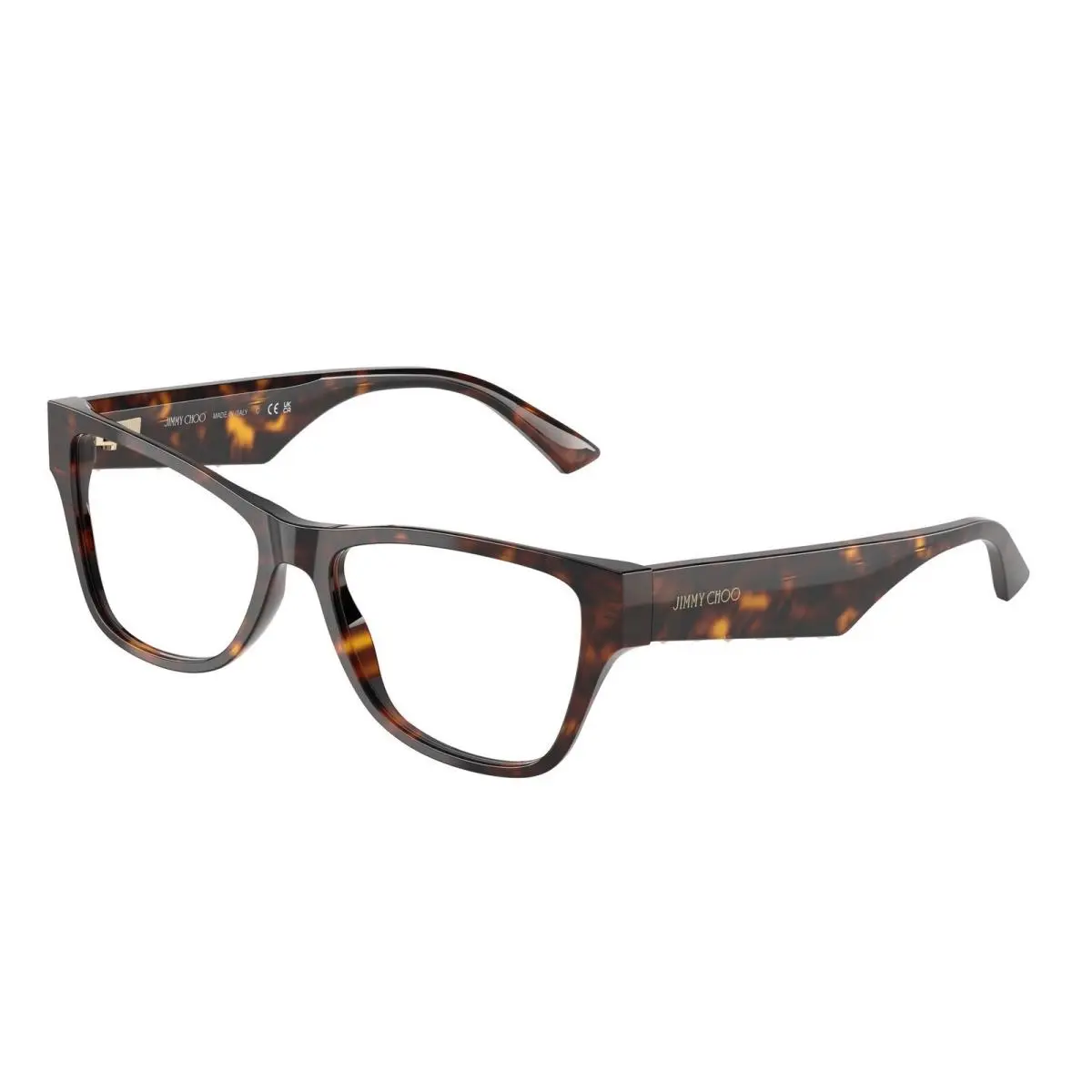 JC 3022 H Havana Demo Lens 5002 Size 54 Eyeglasses by Jimmy Choo
