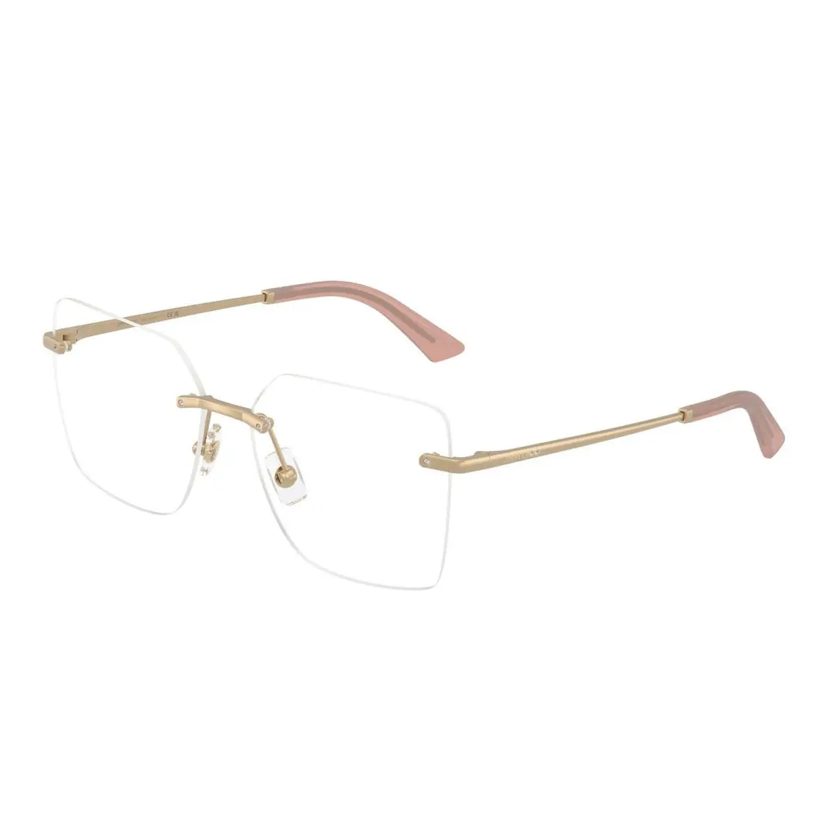 Jimmy Choo JC 2020 B Matte Pale Gold Demo Lens 3028 Size 55 Eyeglasses