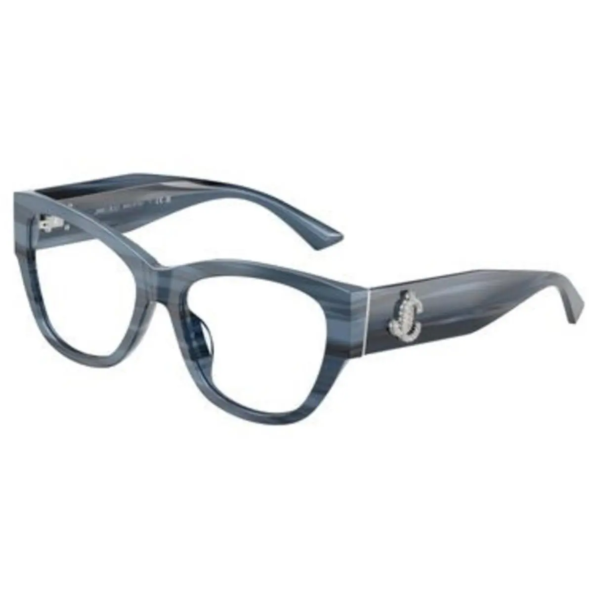 Jimmy Choo JC 3033 BU Striped Navy / Demo Lens 5072 Size 54 Eyeglasses