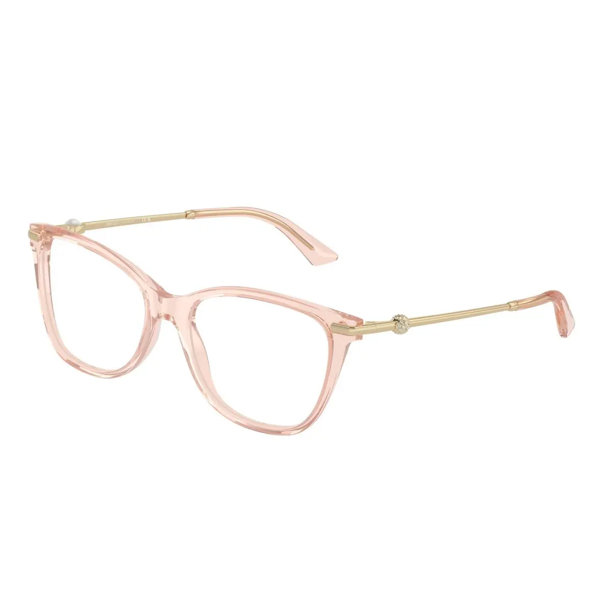 Jimmy Choo JC 3007 HF Transparent Pink 5034 Size 54 Eyeglasses