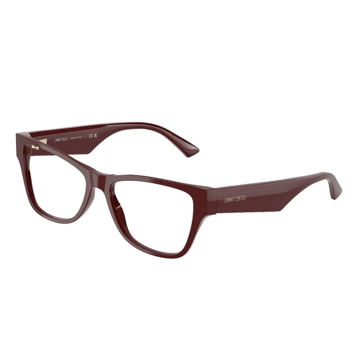JC 3022 H Red Demo Lens 5057 Size 52 Eyeglasses by Jimmy Choo