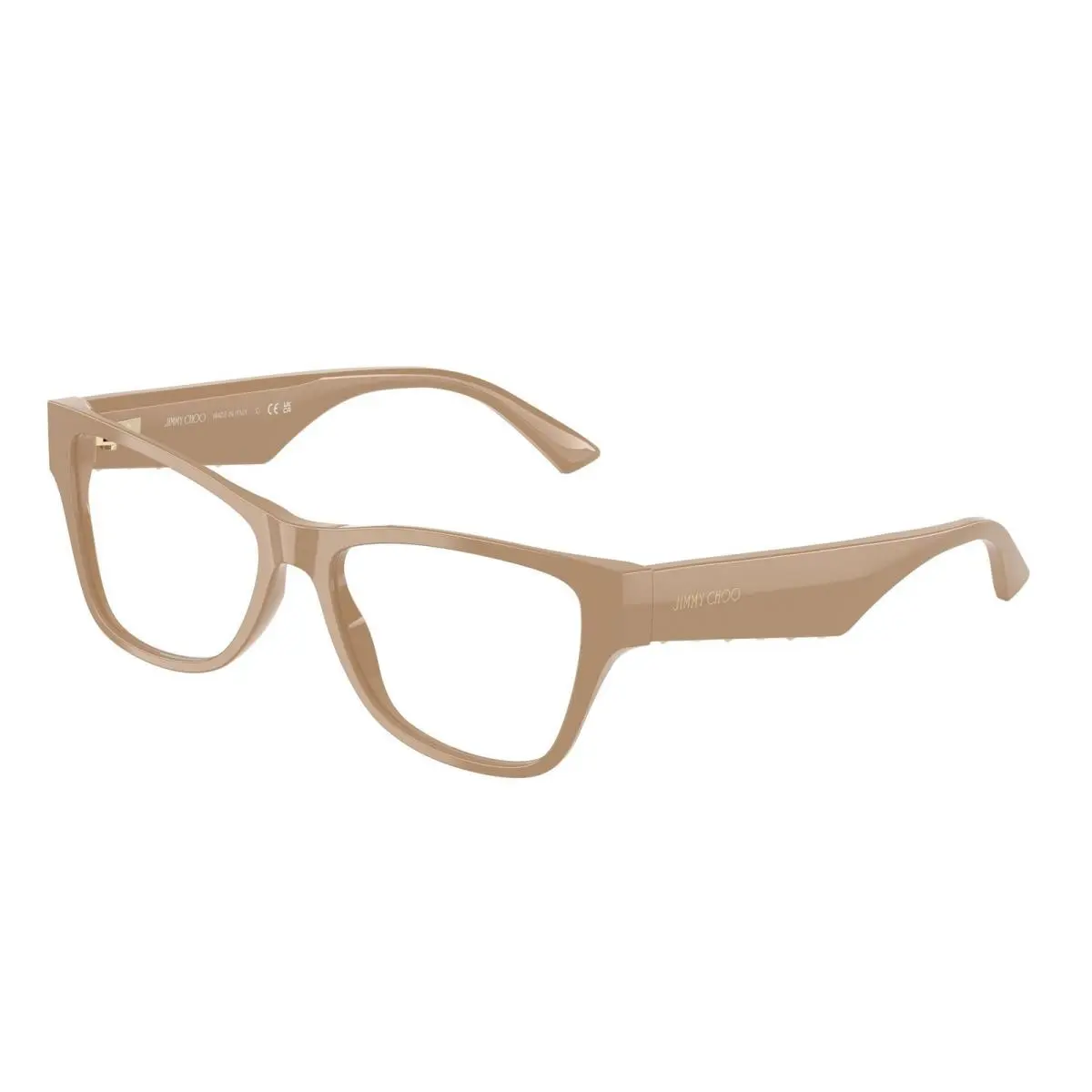 JC 3022 H Biscuit Brown / Demo Lens 5058 Size 52 Eyeglasses by Jimmy Choo