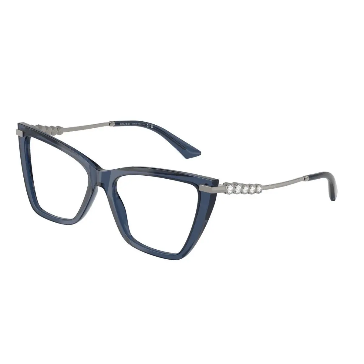 JC 3020 B Blue Demo Lens 5035 Size 53 Eyeglasses by Jimmy Choo