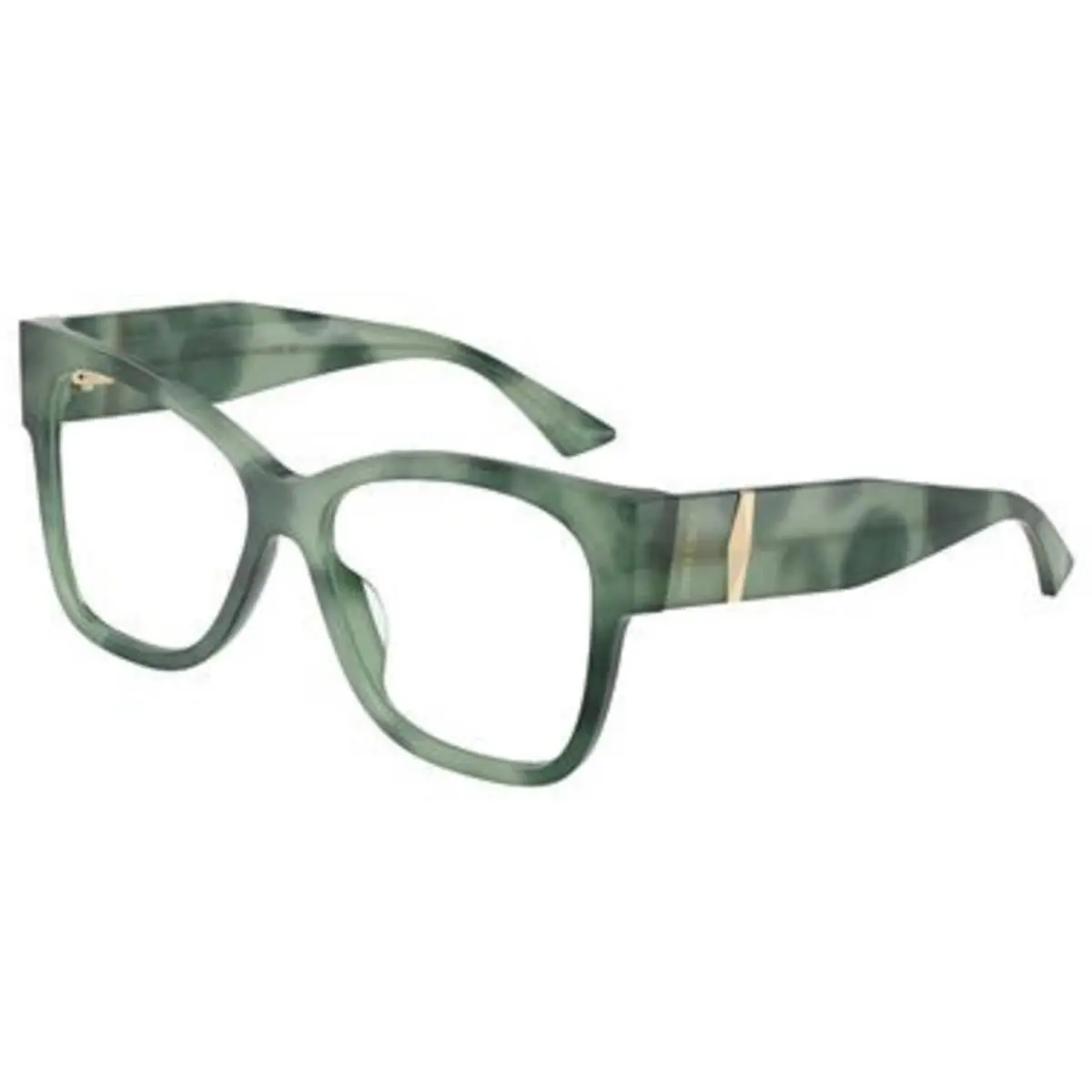 JC 3062 U Green Havana Demo Lens 5099 Size 53 Eyeglasses by Jimmy Choo
