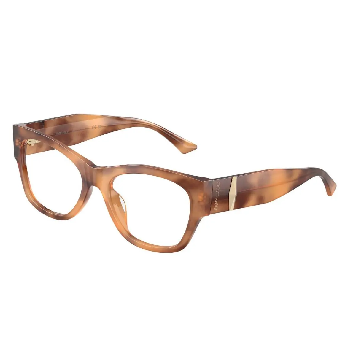 JC 3063 U Tan Havana / Demo Lens 5096 Size 54 Eyeglasses by Jimmy Choo