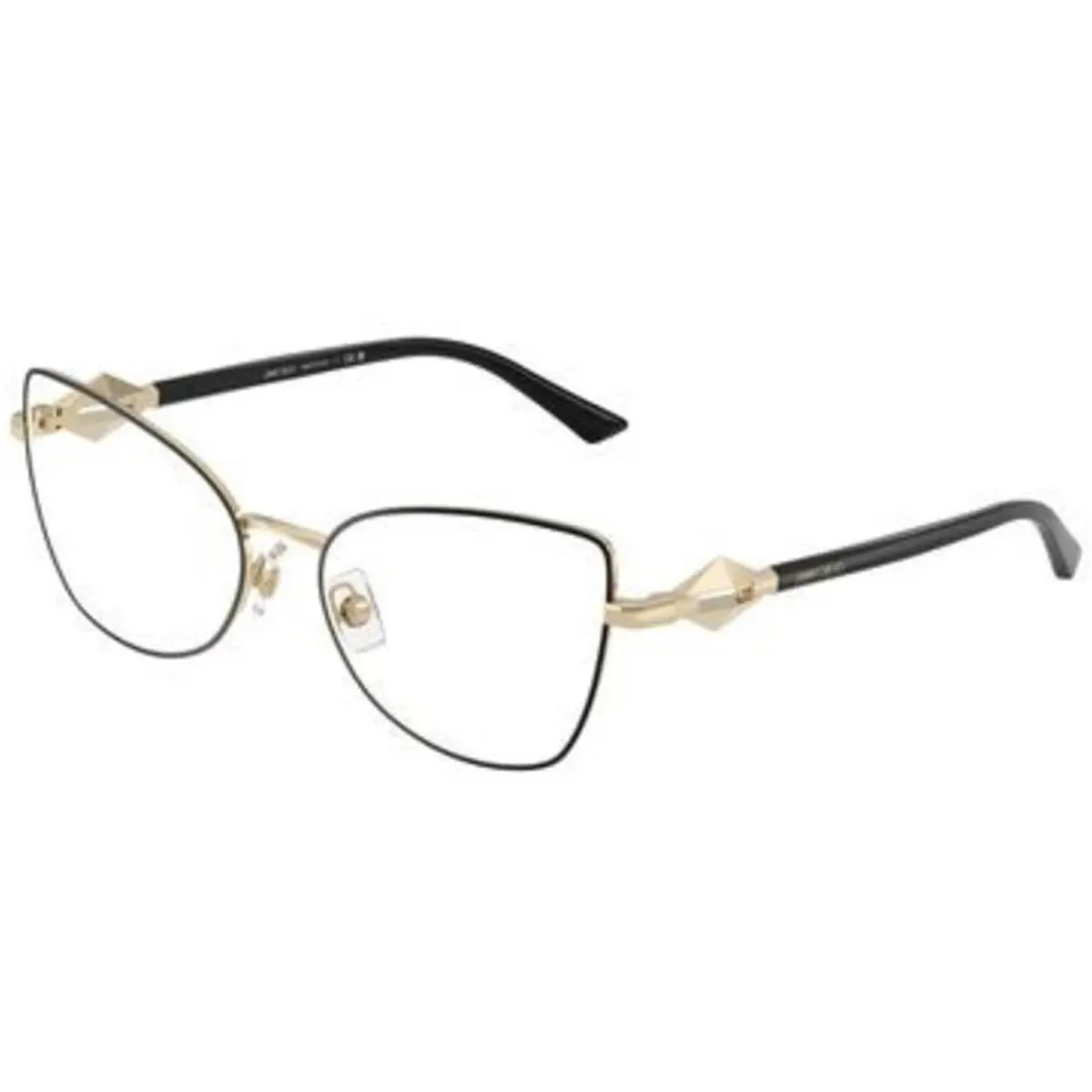 Jimmy Choo JC 2012 Pale Gold/black / Demo Lens 3010 Size 53 Eyeglasses