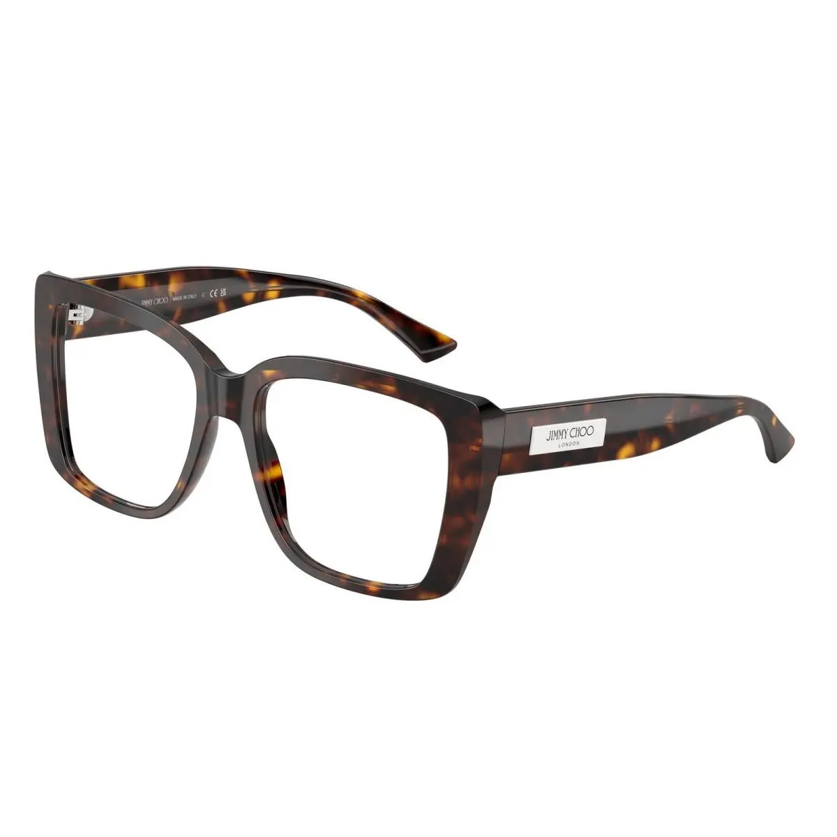 Jimmy Choo JC 3037 Havana Demo Lens 5002 Size 52 Eyeglasses
