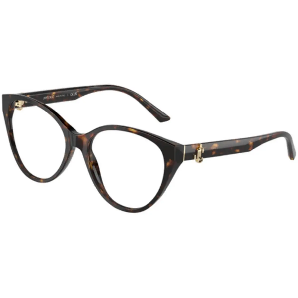 Jimmy Choo JC 3009 Havana Demo Lens 5002 Size 52 Eyeglasses