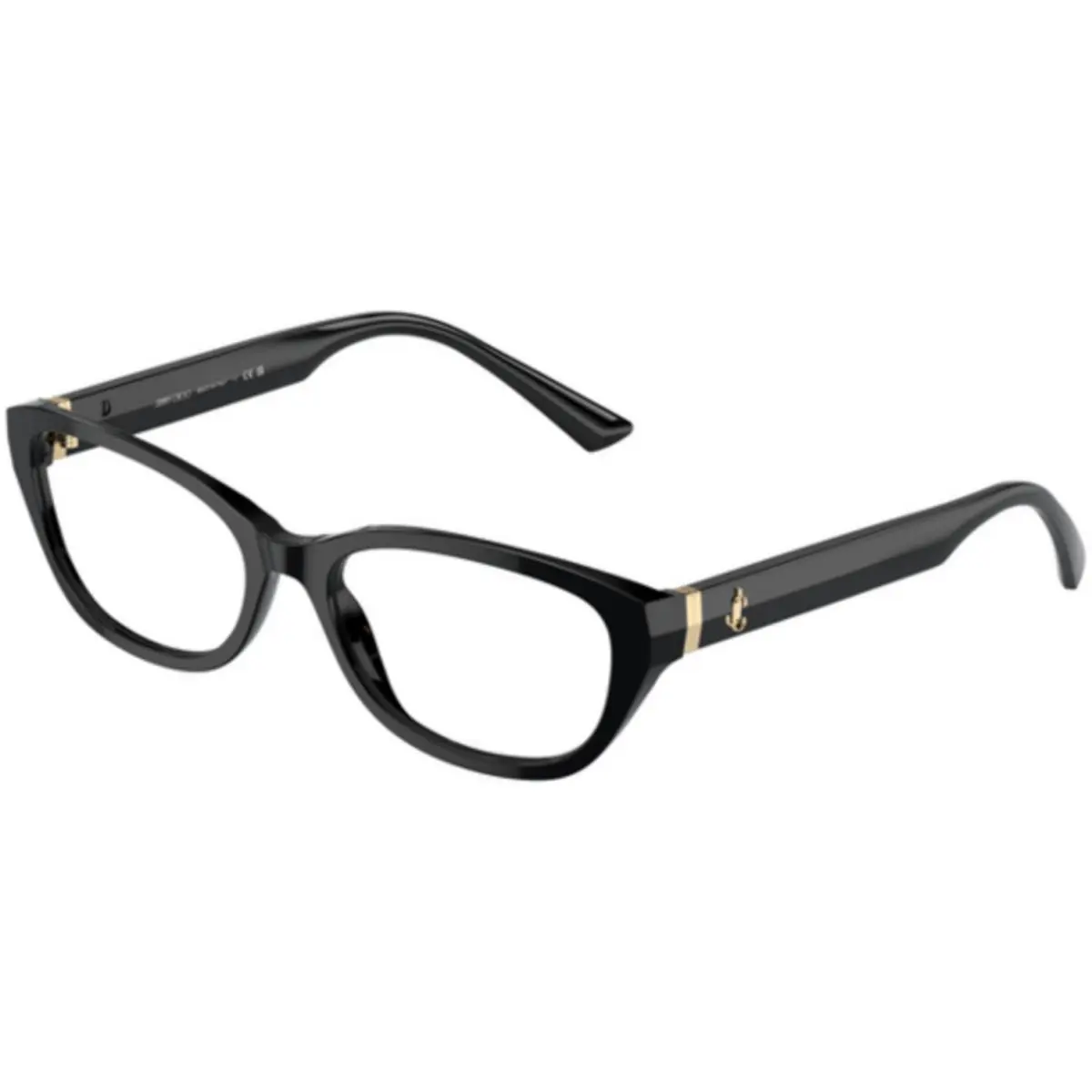 JC 3015 Black Demo Lens 5000 Size 55 Eyeglasses by Jimmy Choo